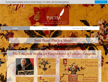 Tablet Screenshot of plectra.org